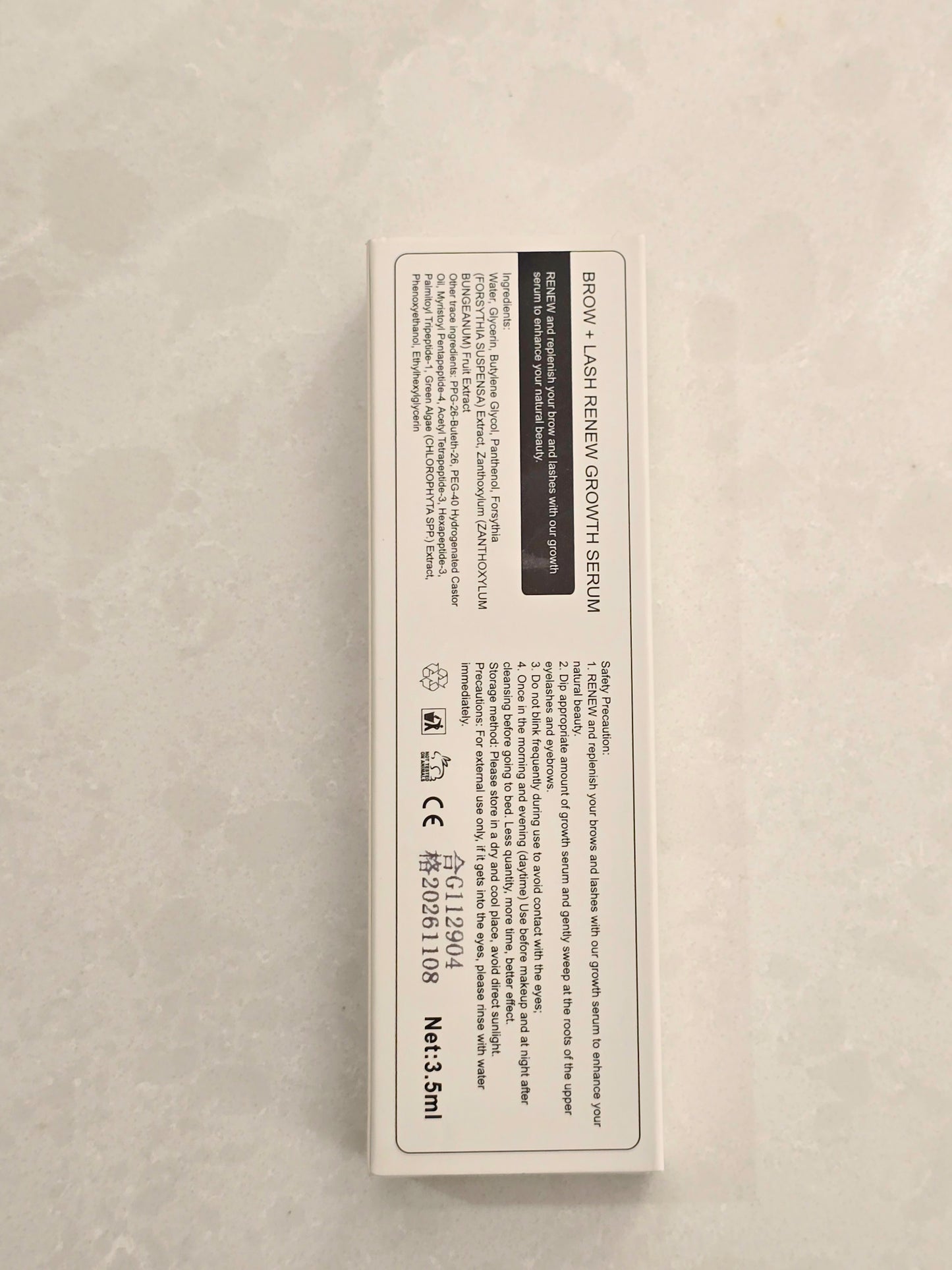 Brow + Lash Renew Growth Serum